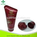 aluminum lotion oval tube red color tubes for hair